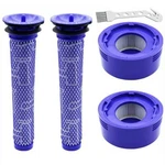 4 Pack Filter Replacement For Dyson V7 V8 Animal And Absolute Cordless Vacuum. Fixed Price $12.99.