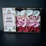 24 Fresh Roses Scented Bath Soaps Floral Petals - Red, Pink, Lt White. Fixed Price $29.95.