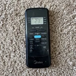 Midea RS61C1 ICEFU1 Remote Control Black For Air Conditioner Home Appliances. Fixed Price $26.00.