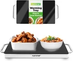 Nutrichef PKWTR15 Electric Warming Tray, 14.5 X 8.6 Inch Heating Surface - Black. Fixed Price $23.96.