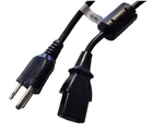 3-PRONG Power Cord I-sheng IS-14 10A 125V 1250W 6FT Ac Cable. Fixed Price $12.16.