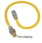 Brass Craft 3/8 In. Fip X 36 Stainless Steel Gas Connector. Fixed Price $29.00.