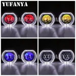 2.5'' Bixenon Hid Projector Honeycomb Lens Square Led Angel Devil Eyes Headlight. Fixed Price $74.59.