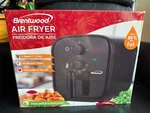 Brentwood 1-QUART Black AF-100BK Mini Air Fryer Open Box. Fixed Price $22.99.