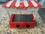 Nostalgia Coca-cola 8 Hot Dog Roller With Bun Warmer. Fixed Price $1000.00.