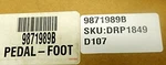 Whirlpool 9871989B Trash Compactor Pedal Foot (black). Fixed Price $39.51.
