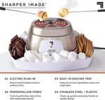Sharper Image Stainless Steel Electric Indoor Table Top S'mores Maker 1006340. Fixed Price $33.00.