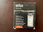 Braun Descaler Doses 200ML, Universal For Coffee Machines New Box. Fixed Price $15.00.