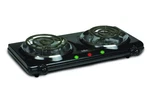 Salton HP1427 Double Coil Portable Electric Cooktop 1500W Dual Burner Black. Fixed Price $29.99.