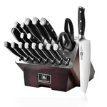 Klaus Meyer Stahl High Carbon Steel 19 Piece Knife Block Set. Fixed Price $179.00.