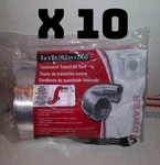 10 Pack L498UL Lambro 4" Ft. Laminated Transition Duct Flexible Foil New. Fixed Price $59.99.