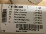 06466090 Miele Dishwasher Solenoid Valve BIN222026. Fixed Price $65.00.
