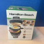 Hamilton Beach Breakfast Sandwich Maker Timer Nonstick Dishwasher Safe 25478. Fixed Price $16.80.