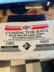 675186 Oem Whirlpool Trash Compactor Bags Pre-cuffed 2-PLY Double Fold Pack OF12. Fixed Price $31.90.