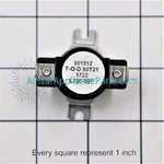 Whirlpool Dryer High Limit Thermostat W10908281. Fixed Price $106.99.