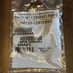 New Genuine Oem Whirlpool Refrigerator Auger Motor Drive Shaft WPW10258544. Fixed Price $18.74.