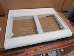 Refrigerator Crisper Frame W/glass (scratched) Part # WR32X10500. Fixed Price $95.98.