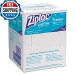 Ziploc 696187 Double Zipper Freezer Bags 1QT 2.7MIL X 3/4 Clear W/label. Fixed Price $61.68.