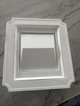 Dryer Air Vent Cover Cap 4'' Builders Best White Exterior J-block Plastic 111716. Fixed Price $9.71.