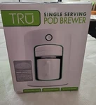 Tru Digital CMP-8818 Single Serve Pod Coffee Brewer Cafe Quality White. Fixed Price $14.55.