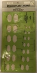 Staedtler Mars #977 124 Isometric Hex Heads Nuts And Bolts Template. Fixed Price $9.75.