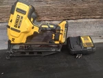 Dewalt DCN660 20V Xr Cordless 16GA Angled Finish Nailer Battery Charger Tested. Fixed Price $249.00.