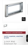 Broan AWEPD36SS Inch Wall Extension. Fixed Price $160.00.
