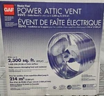 Gaf Master Flow 1450 Cfm Electric Powered Gable Mount Attic Fan EGV5 Silver. Fixed Price $52.95.