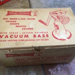 Magic Hostess Meat Grinder And Food Chopper Model 555. Fixed Price $24.00.