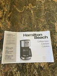 Hamilton Beach 49618 Stainless Steel 12 Cup Coffee Maker -replacement Manual. Fixed Price $6.00.