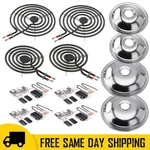 MP22YA Electric Range Burner Element Set W/ (4) Drip Pans For Frigidaire Kenmore. Fixed Price $57.99.