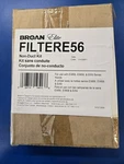 Broan FILTERE56- Charcoal Kit For EW56, EW58, & EI59 Hoods. Fixed Price $29.00.