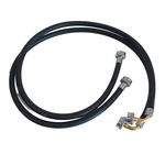 New 2-PACK 4 Ft Rubber Fill Hoses Black Washer Dryer Appliance Replacement. Fixed Price $10.00.