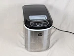 Igloo Portable Countertop Maker Model ICE102ST Stainless Steel Black Finish. Fixed Price $17.47.
