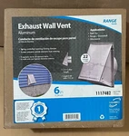 Lambro In. Aluminum Exhaust Wall Vent Kitchen Stove Range Bath Fan 346S. Fixed Price $25.99.