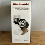 Kitchenaid Bcgsga Spice Grinder - Black/silver Stainless Steel New!. Fixed Price $24.99.