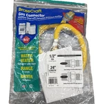 Brasscraft Gas Connector 1/2" OD-24" Long CSSD44R-24P-NEW Open Package. Fixed Price $10.76.