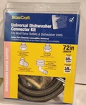 Brasscraft B1U-72DW612 Speedi Plumb Braided Universal Dishwasher Connector. Fixed Price $8.99.