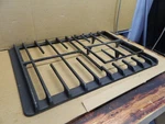 Kitchenaid Range Left Burner Grate W/ Insert Part # W10338820 W10338795. Fixed Price $199.98.