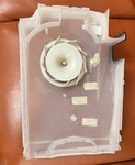 Lg / Kenmore Refrigerator Evaporator Fan Motor & Shroud 4999JA2025B 4681JB1029A. Fixed Price $59.00.