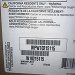 Genuine Whirlpool WPW10215115 Washplate. Fixed Price $79.00.