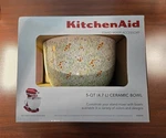 Kitchenaid Wildflower Ceramic Bowl Fits 4.5 & Tilt-head Mixers New. Fixed Price $119.95.