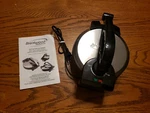 Brentwood Stainless Steel Non-stick Electric Roti & Tortilla Maker TS127 8''. Fixed Price $40.00.