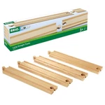 Brio World 33341-4 Piece Long Straight Wooden Train Tracks Expandable & Com.... Fixed Price $20.03.