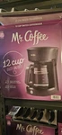 Mr. 12 Cup Switch Coffeemaker Black, Easy On/off, Auto Pause. Fixed Price $25.00.