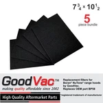 Goodvac Charcoal Filter For Broan BP58 7.75" X 10.5" Hood Range Odor 5PK. Fixed Price $14.99.