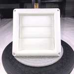 Deflecto Supurr-vent 4" White Dryer Cover HSF4W Case (24CT). Fixed Price $145.47.