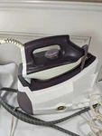 Rowenta Perfect Station Iron DG8520 Microsteam Eco Energy Purple For Parts. Fixed Price $84.00.