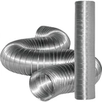Dundas Jafine In. Ft. Aluminum Semi-rigid Dryer Duct MFX78X Pack Of 5. Fixed Price $124.63.