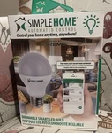 Simple Home Dimmable White Ambiance Wi-fi Smart Bulb Single Sealed. Fixed Price $11.24.